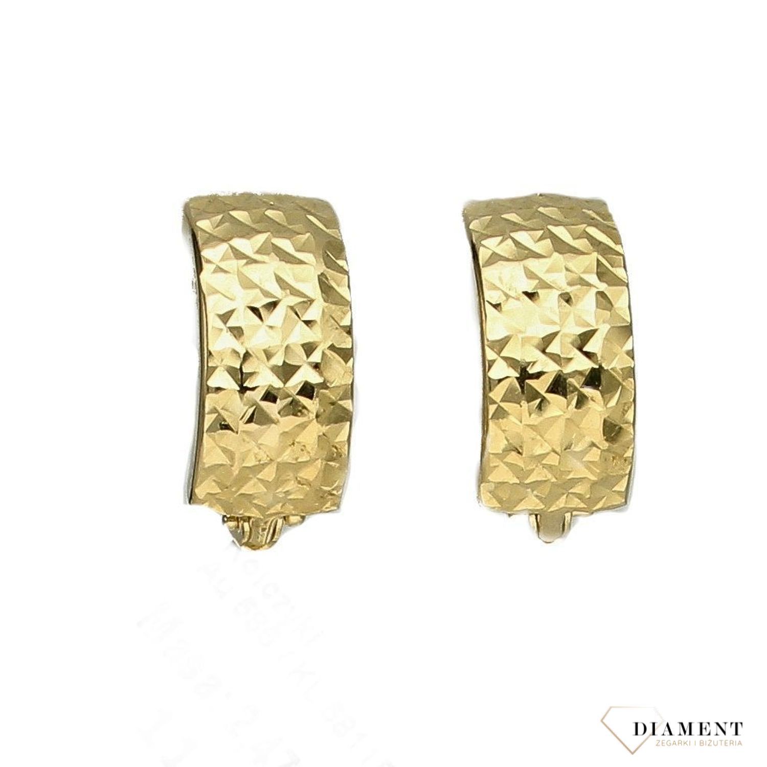 Kolczyki grawerowane próby 585 KL 5811B 585.jpg